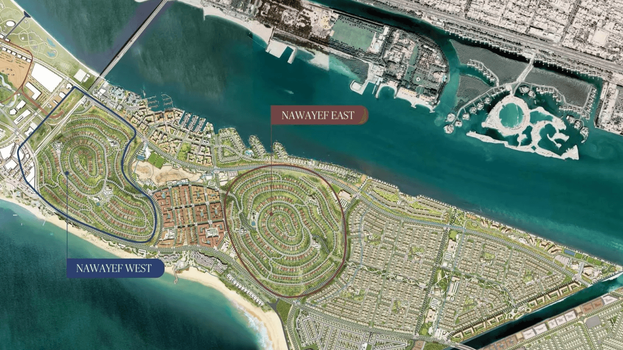 Hudayriyat Island and Abu Dhabi location map